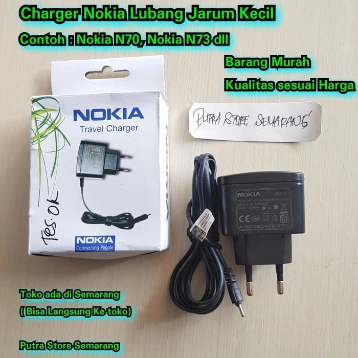 Charger nokia colokan kecil charger nokia jack kecil Cas Nokia kecil