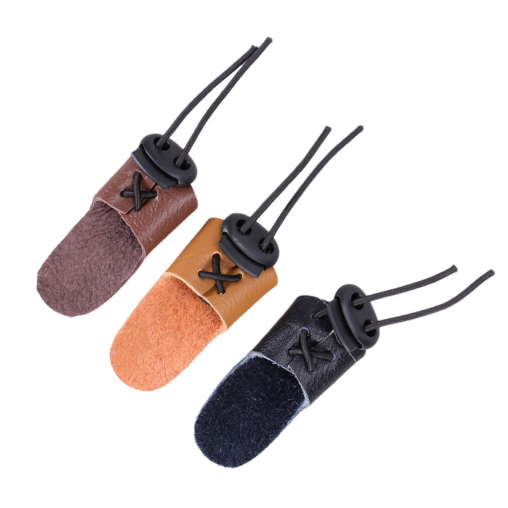 3 pcs Single Finger Arrow Protector For Recurve Archery Shooting Adjustable Durable Finger Guard