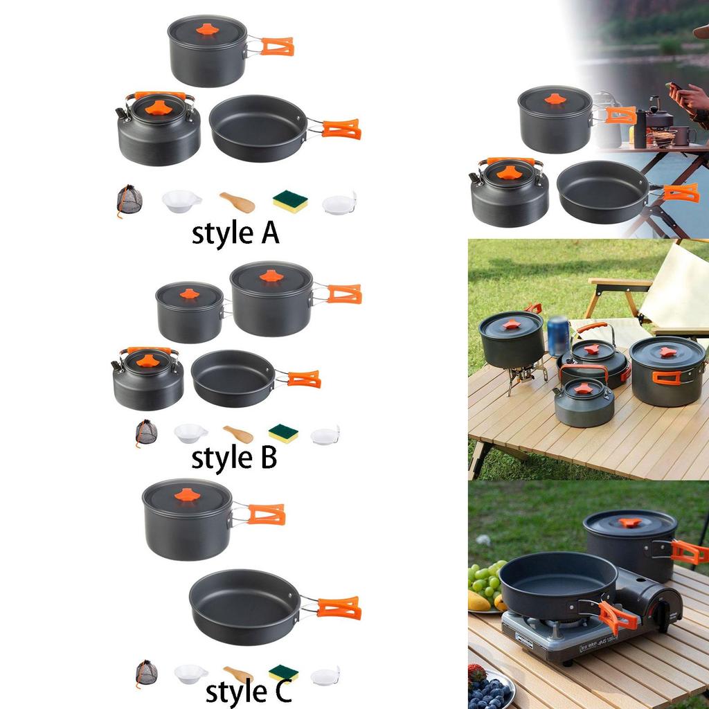 Camping Cookware Set for Campfire for Barbecue Outdoor Cooking Camping