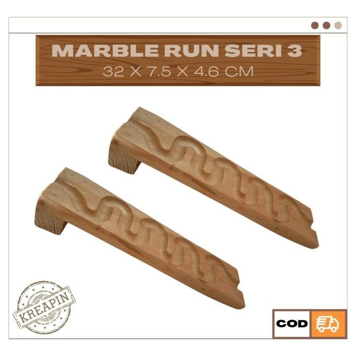 Buyer Now Kreapin Seri 3 Marble Run Race Lintasan Balap Kelereng Kayu Seri 3 Kode 306