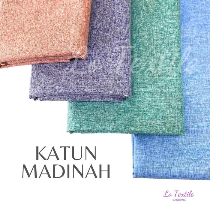 jq41- Kain Madinah Fodu Premium 1 Meter - Bahan Katun Meteran Cotton Gamis Kemeja Baju Koko
