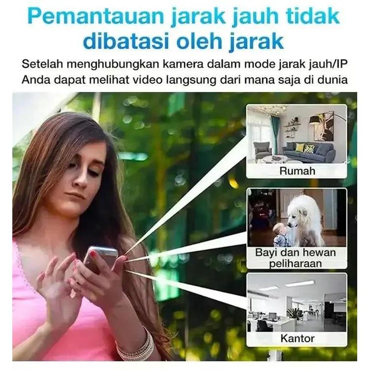 KAMERA CCTV MINI WIFI TERSEMBUNYI, TANPA KABEL, CCTV WIFI JARAK JAUH 1080P