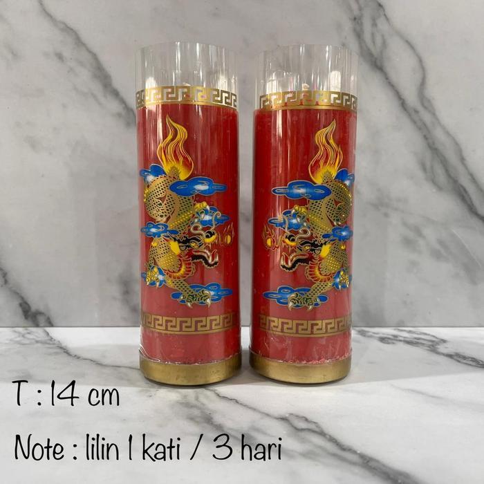 lilin merah 1 kati