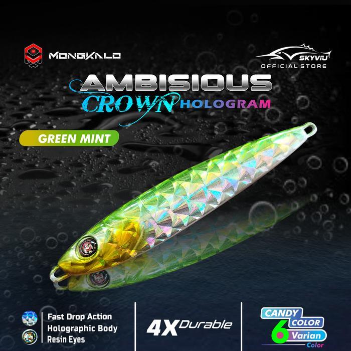 wkgw- Umpan Metal Jig 60 Gram Mongkalo Ambisious Kipas Metal Jig 60G 60Gr 60 G Umpan Jig