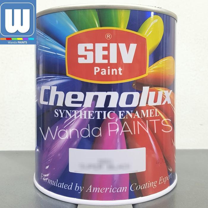 CAT KAYU BESI SEIV CHEMOLUX HITAM DOFF / BLACK DOFF 1 KG