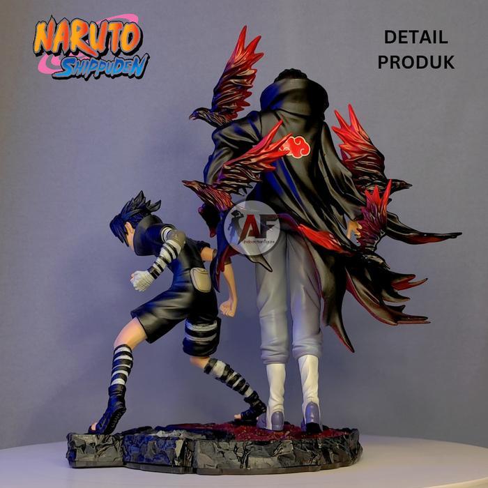 STATUE ACTION FURE NARUTO UCHIHA SASUKE & UCHIHA ITACHI SET MZ STUDIO DESN RECAST