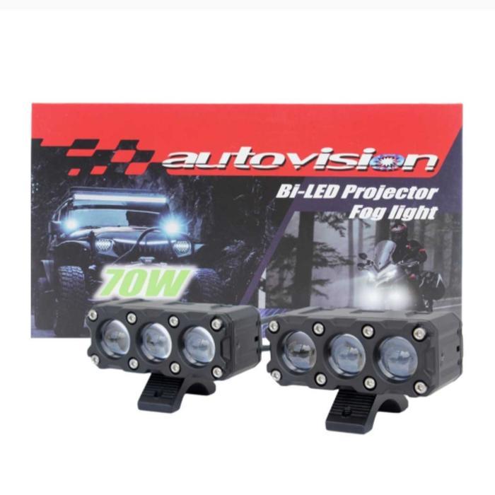 Bi Led Fog Light Projector Autovision BiLED Foglamp Mini Projie 70Watt
