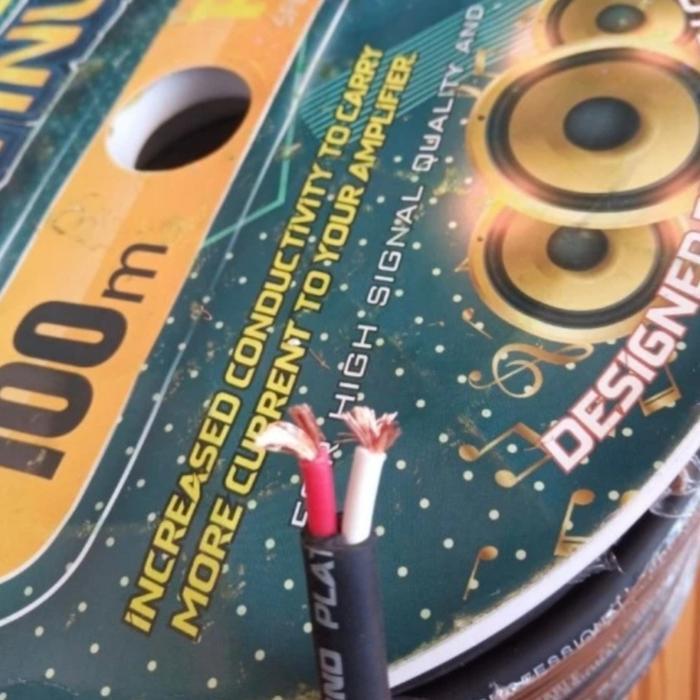 Kabel Speaker Serabut 2X1.5Mm Hitam - Kabel Serabut Hitam 2X1.5Mm - Ka Gercep