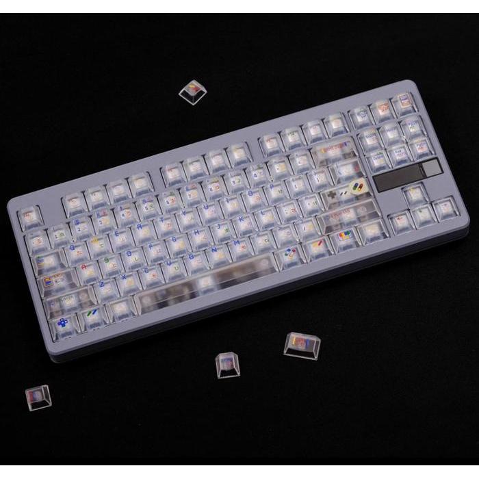 Terlaris Keycaps PC SFC Retro Games Japanese Root Cherry Profile SALE