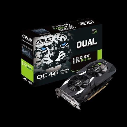 VGA Asus GTX 1050 Ti 4Gb DDR5 Dual OC