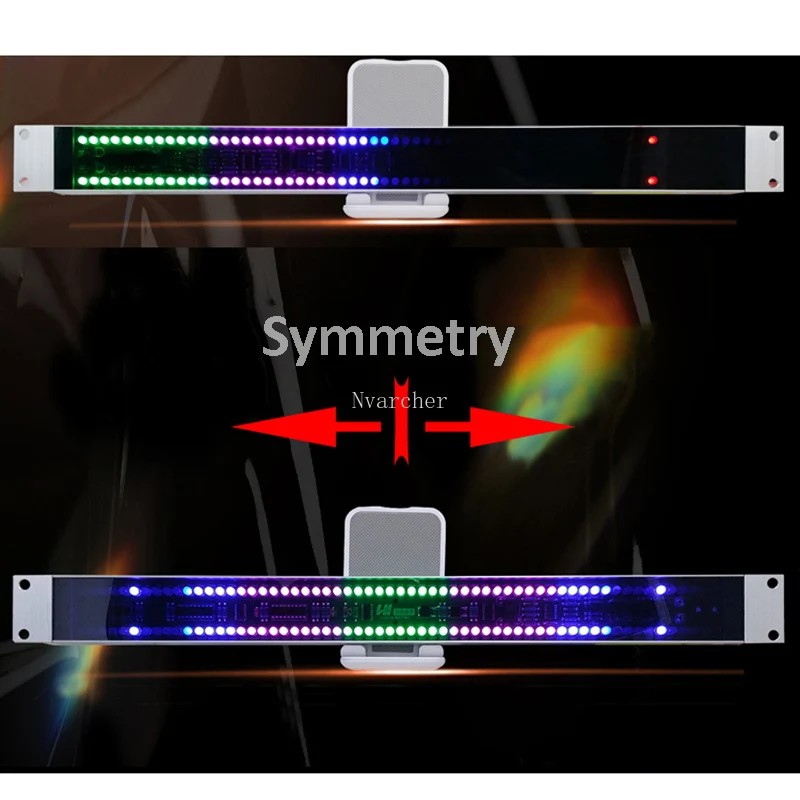 Nvarcher 120 Led Level Indicator Stereo Sound Control Audio Usb Music Spectrum Electronic Vu Meter