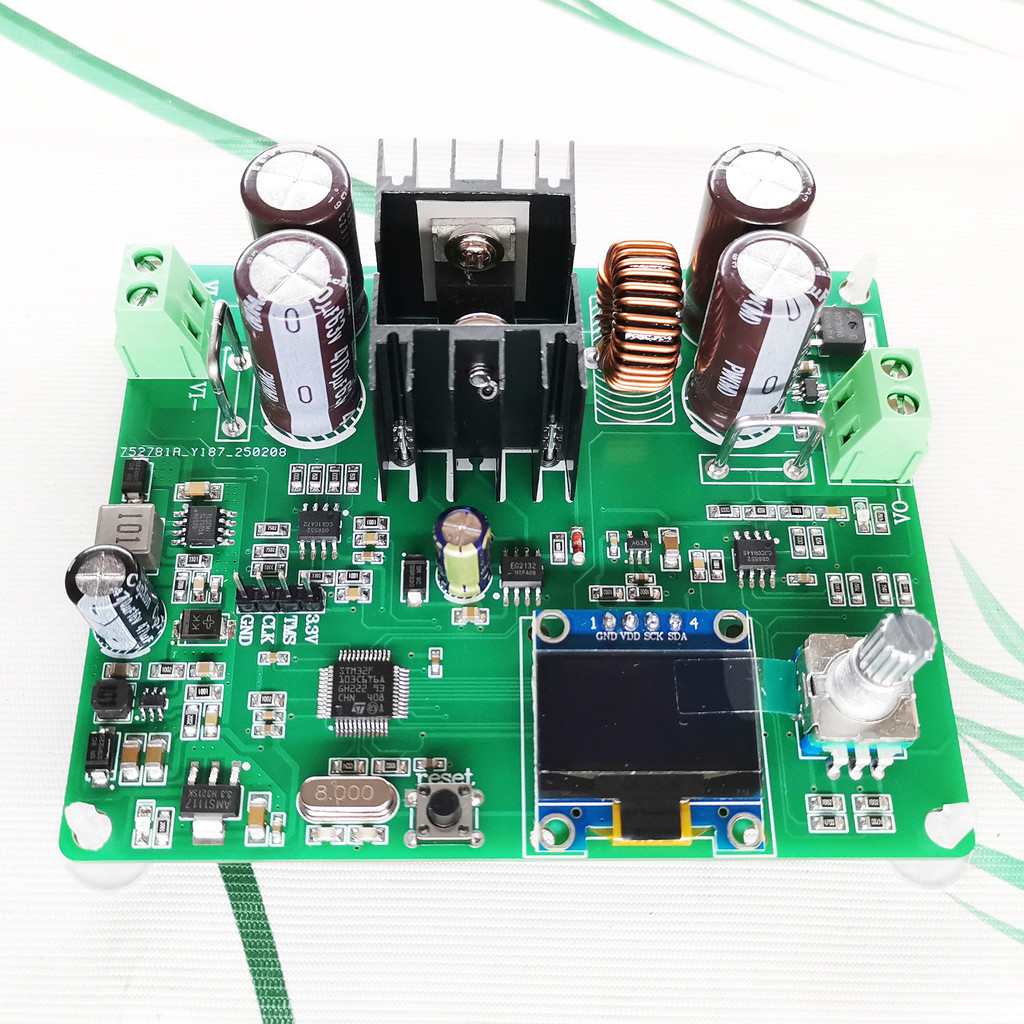 Solar Mppt Charging Board Stm32 Cnc Buck Step-Down Lithium Battery Charging Module 8V-55V Input