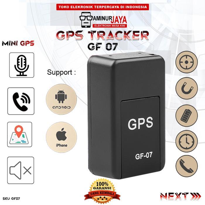 Gf07 Gps Tracker Mini Alat Pelacak Lokasi Tracking Location Gps Mobil