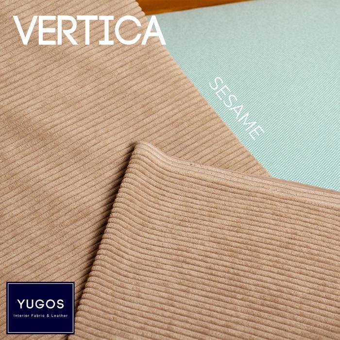 Vertica Kain Kursi Sofa Corduroy Lembut Original