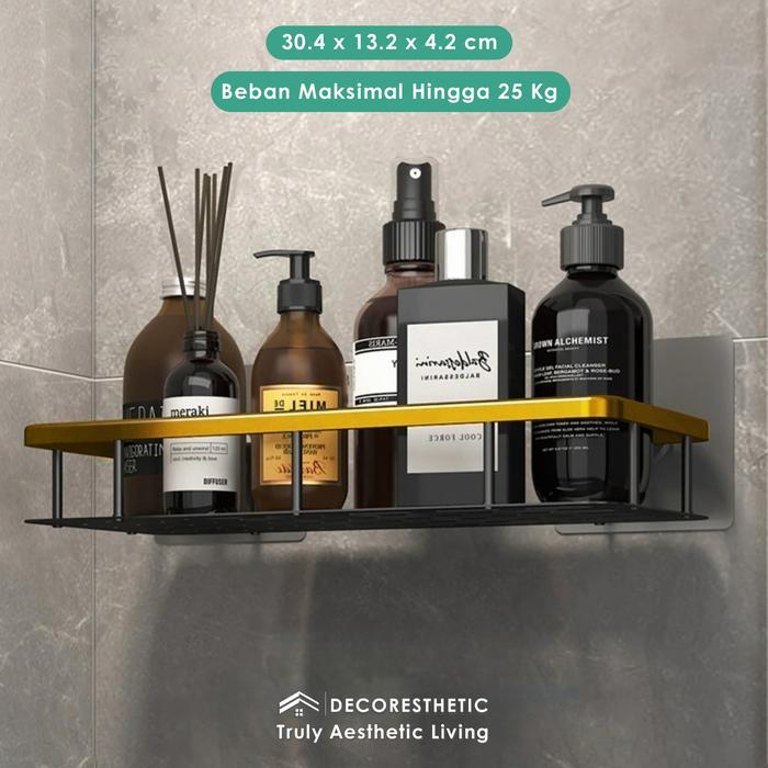 Ikea Home - Rak Tempel Dinding Kamar Mandi Tempat Sabun Organizer Kokoh Toilet