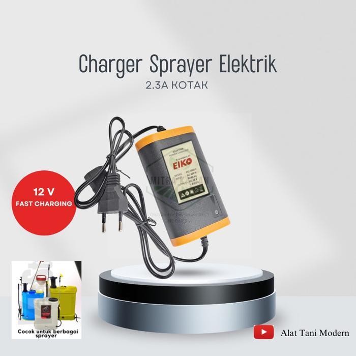 Power Charger Cas Tangki Sprayer Elektrik 2.3A 12V Cas Aki Sprayer