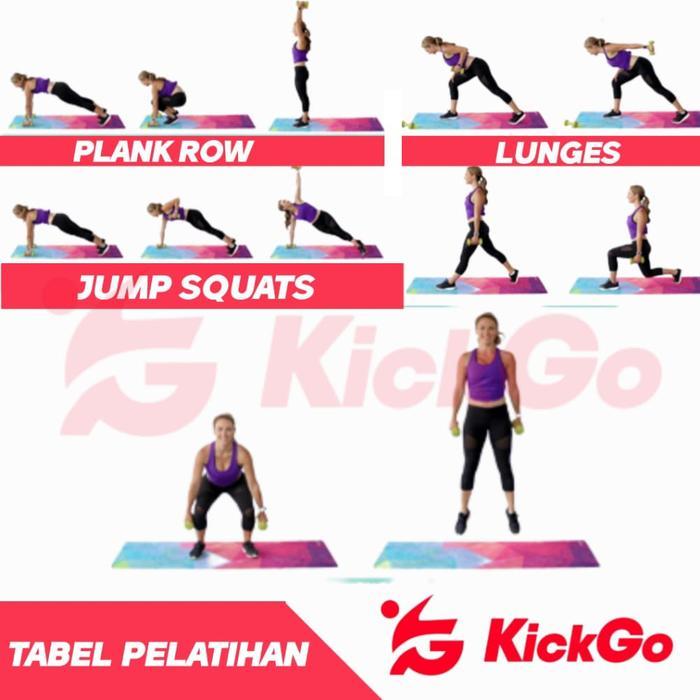 h5sb- Kickgo Dumbbell 4Kg Barbel 4 Kg Barbel Neoprene Barbel 4Kg Barbel Vinyl Anti Slip 4Kg