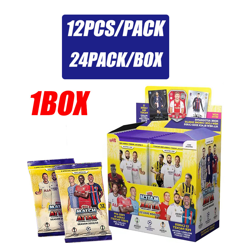 New Panini 2022-23 Topps Match Attax Game Edition Uefa Champions League Star Card Box Card Fans Coll