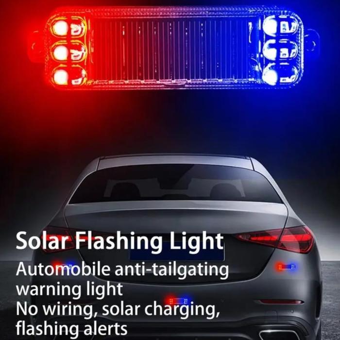 Lampu Peringatan Motor Solar Panel / Lampu Peringatan Kendaraan