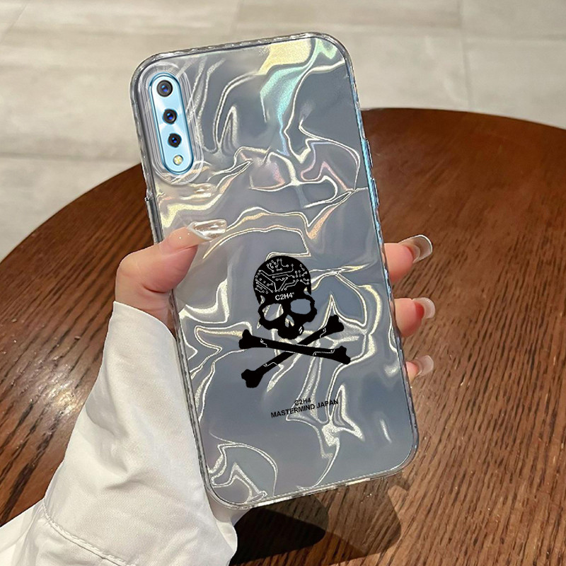 Casing Hp VIVO S1 VIVO S1 Pro Case Casing Pola tengkorak HP Kasing Kasus ponsel transparan mewah Sil