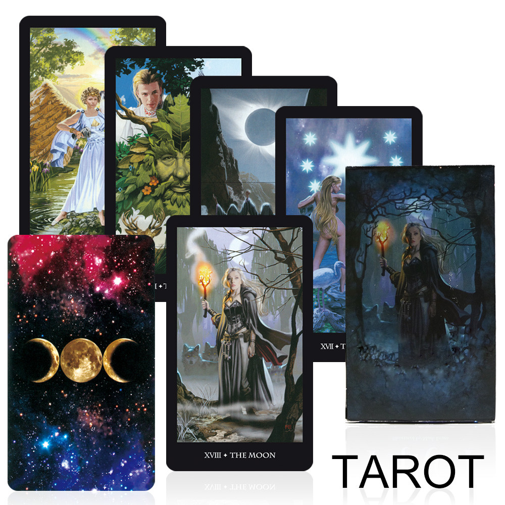 Witches Tarot Cards Deck Board Game Factory Made High Quality Read The Fate Mythic Divination