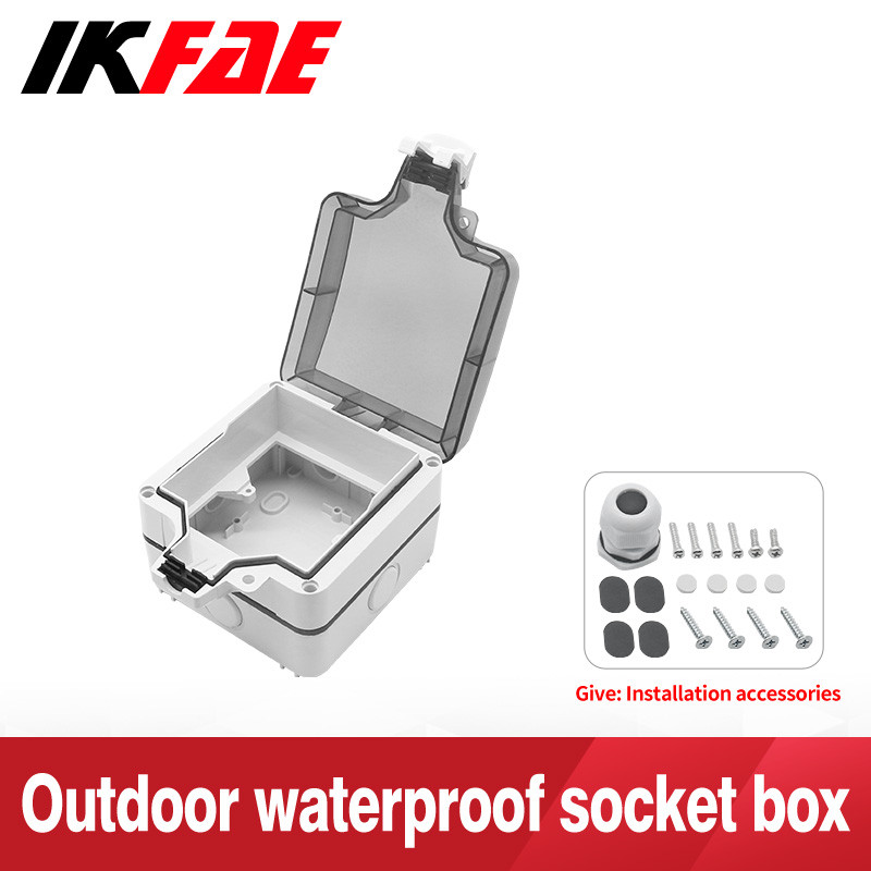 Type 86 Switch and Socket Outdoor Waterproof Box Water Proofing Open