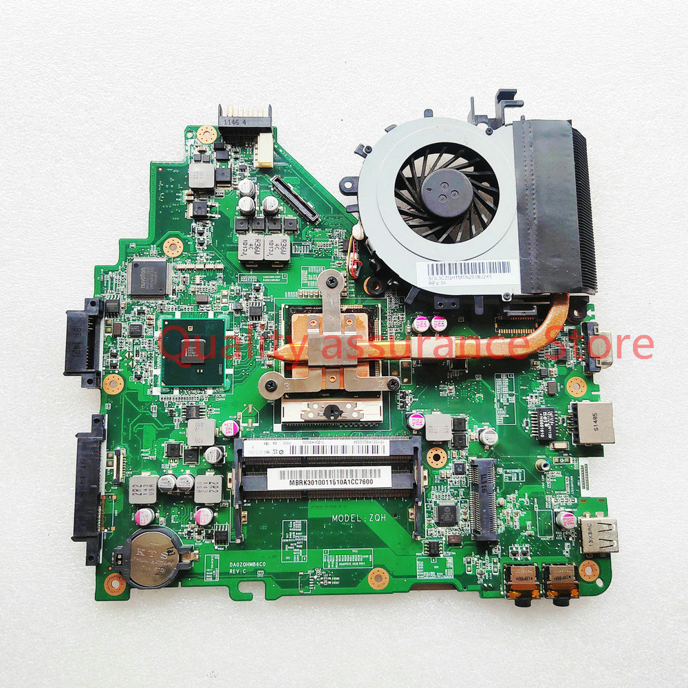 For ACER Aspire 4739 4339 Notebook DA0ZQHMB6C0 Mainboard MBRK301001 HM55 DDR3 Laptop Motherboard