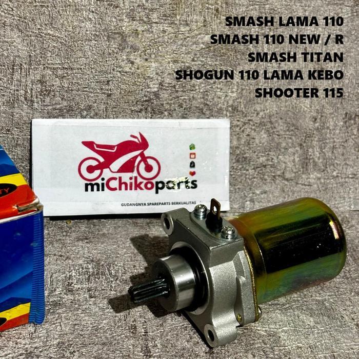 Dinamo Stater Smash 110 Lama New R Titan Shooter 115 Shogun 110 Lama Kebo Dynamo Starter baru bukan