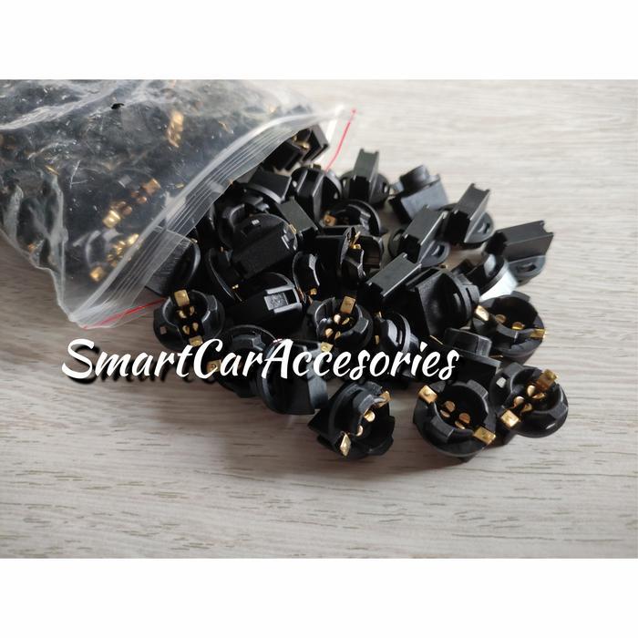 Soket Socket Fiting Fitting Lampu Spedo Spedometer T10 Mobil Motor