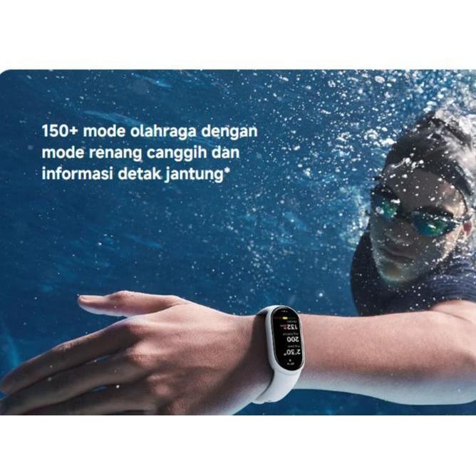 XIAOMI SMART BAND 10 SMART WATCH 1.72" MI BAND LAYAR AMOLED GARANSI RESMI JAM BLUETOOTH SMARTWATCH