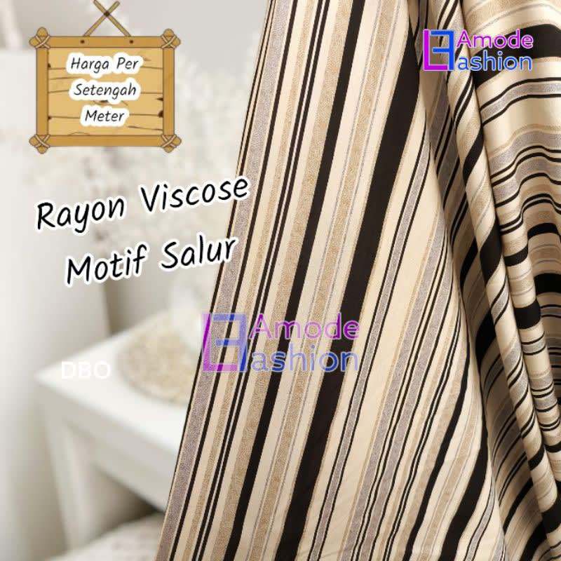 Kain Rayon Viscose Motif Salur