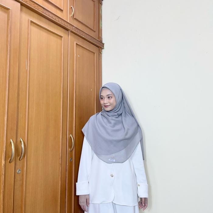 3P9U9- Cendani Square (135*135) Bawal Malaysia Jumbo Segiempat Muslim Syari Jilbab Kerudung