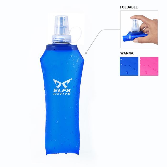 Eiger - Active Soft Flask 500Ml Botol Air Minum Lipat Trail Running Sport Water Bottle