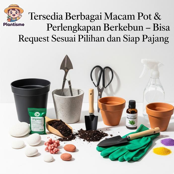 Chantelna_ Pot Tanaman - Pot Plastik Kotak Panjang Besar Kokoh Ringan Estetik Cocok Untuk Taman