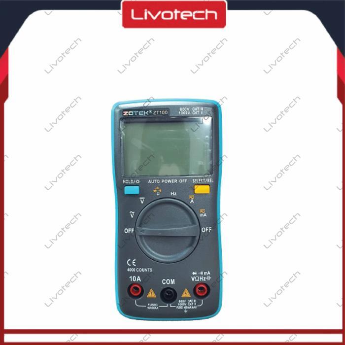 Zotek ZT100 Multimeter Digital Avometer Multi Tester AC DC ZT-100