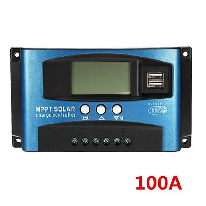 SOLAR CONTROL CHARGER SCC 100A SOLAR PANEL SURYA 12V 24V 100A