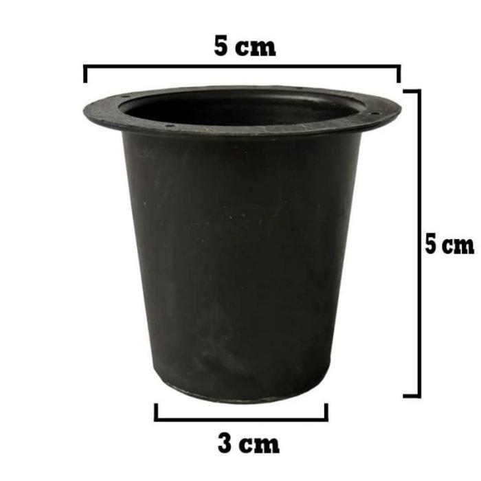 ------] Netpot 5 cm Tanpa Lubang Samping Khusus Rakit Apung