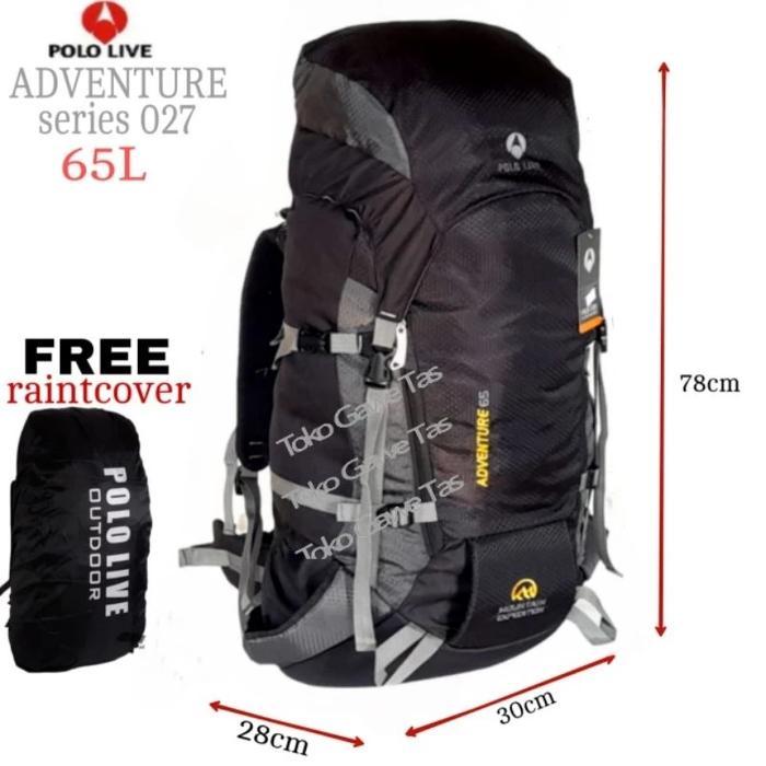 Eiger Official - Tas Gunung Tas Ransel Keril Tas Hiking Tas Camping Tas Carrier 65L