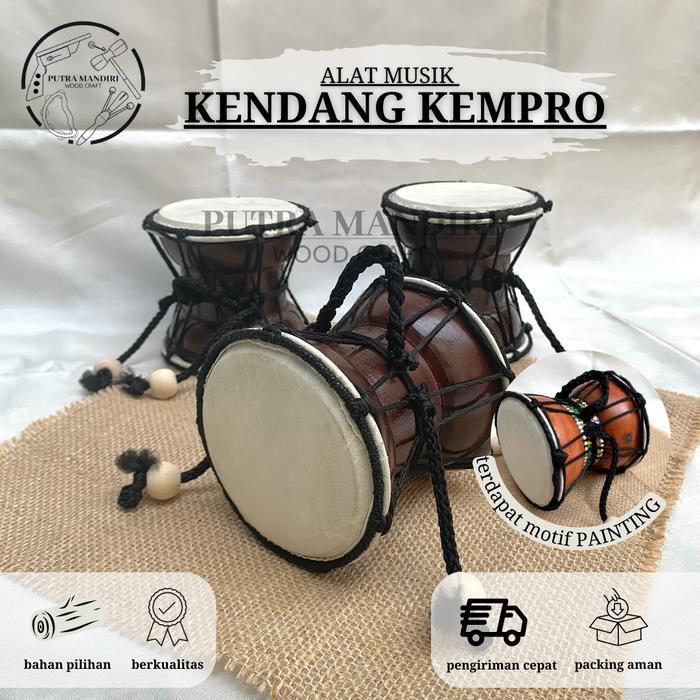 Promo Kendang Kempro Kendang Siwa Damaru Kecil Putra Mandiri Wood Craft