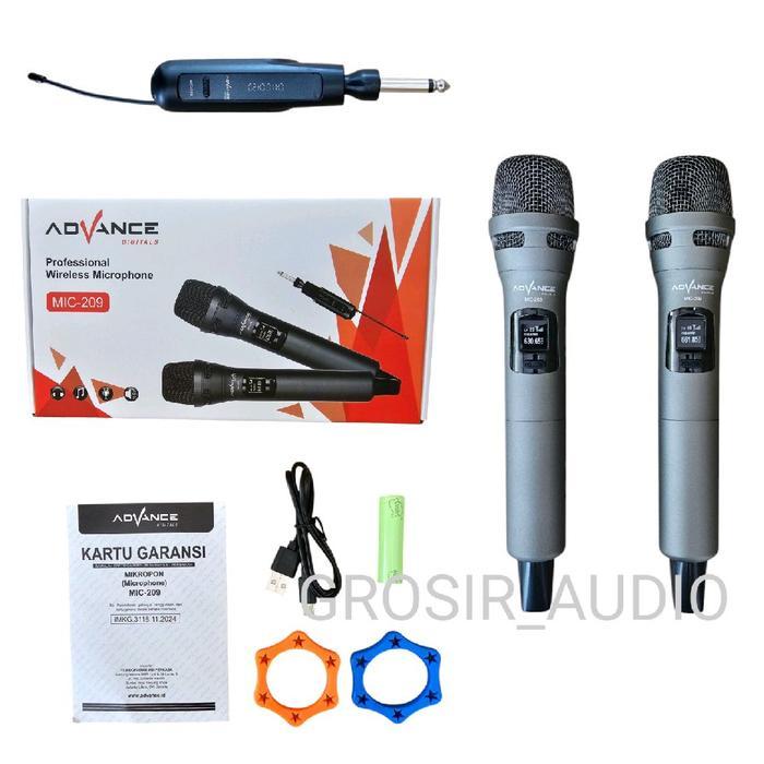 New MIC WIRELESS ADVANCE 206 DAN 209 ,MICROPHONE WIRELESS ADVANVE 206 ,MIC 206MIC ADVANCE ,ADVANCE