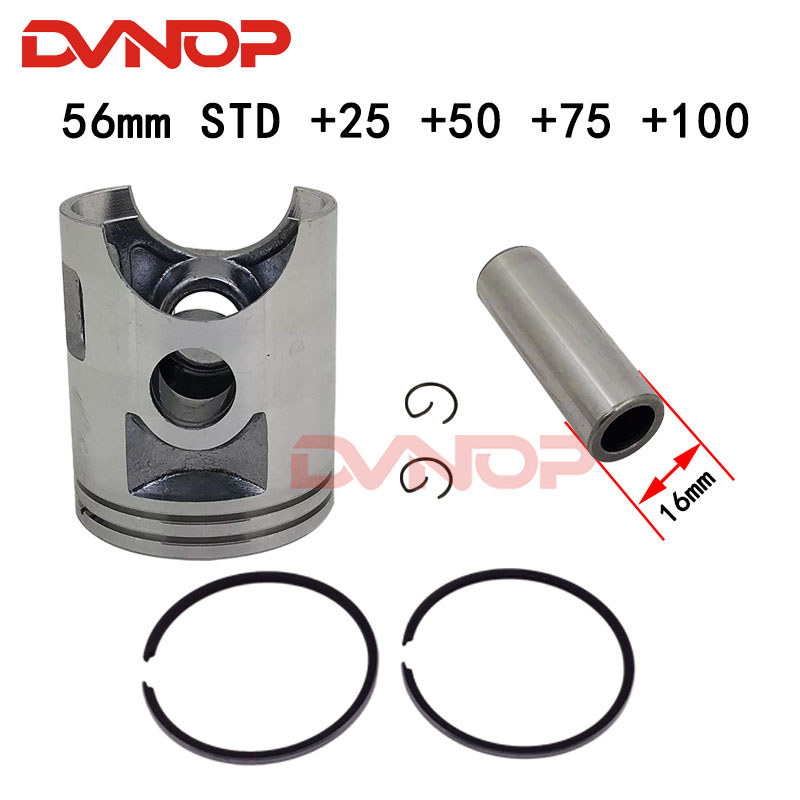Motorcycle DT125 piston ring piston diameter 56mm 56.25mm 56.5mm