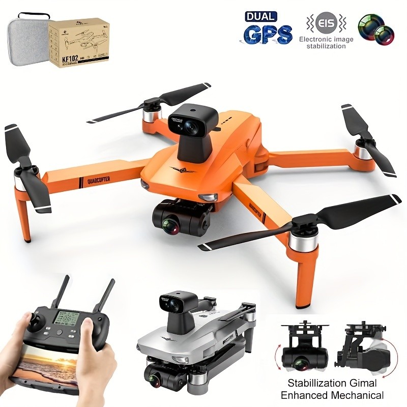 Kf102 Gps Drone 4K Profesional 8K Hd Camera 2-Axis Gimbal Anti-Shake Aerial Photography Brushless