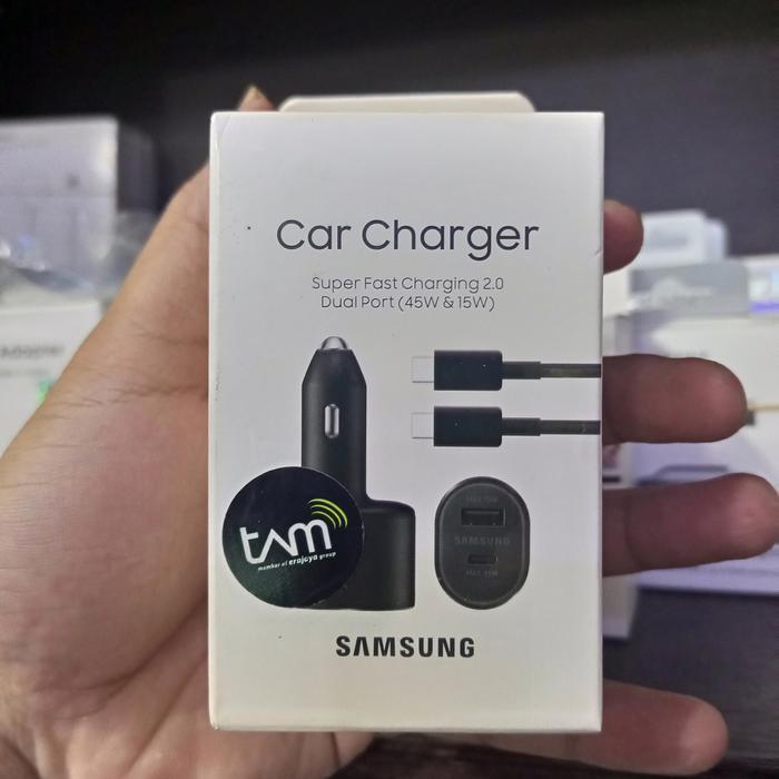 Ready Samsung Car Charger 65W Original Charger Mobil Super FastCharging Sein