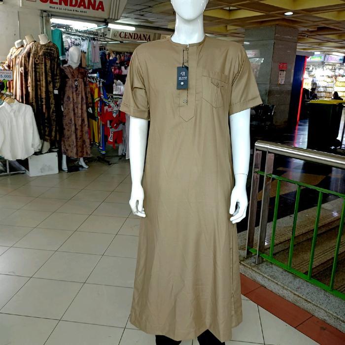 GAMIS ARRIFQI JUBAH PRIA GAMIS PRIA KERAH OBLONG TANPA KERAH