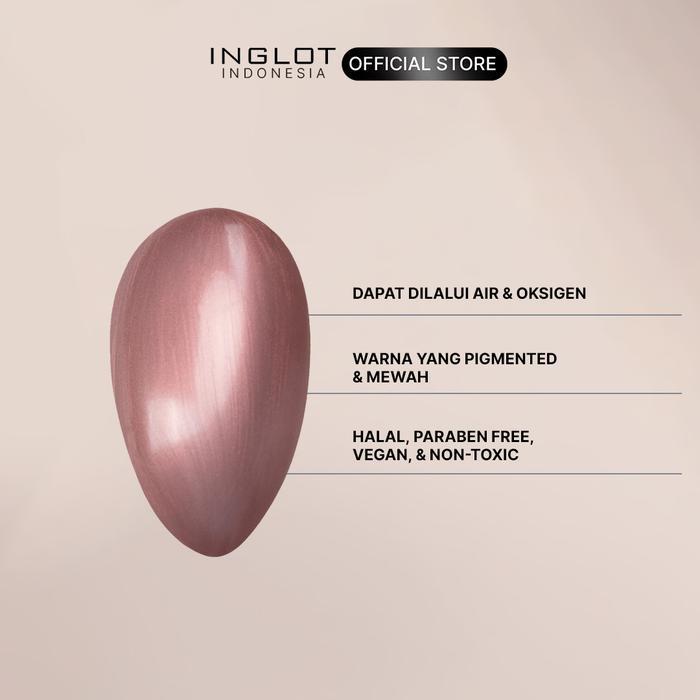 c8tl- Inglot O2M Breathable Nail Enamel 431 - Kutek Halal, 11 Ml