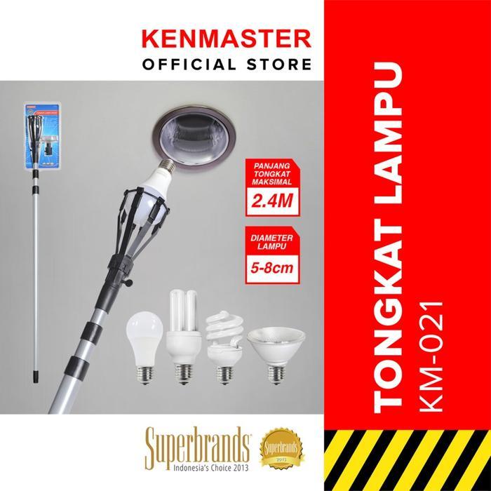 Terlaris - KENMASTER Tongkat Lampu Ganti Lepas Lampu Bohlam km 021 Stick