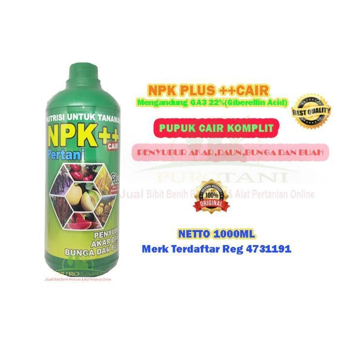 Puro Pupuk Cair NPK Plus ZPT GA3 1L untuk Akar, Daun, Bunga, dan Buah TERMURAHPI604