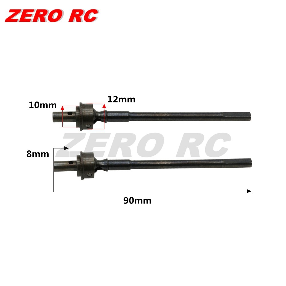 Heavy Duty Universal Front Rear Joint Axle CVD Drive Shaft Dogbone Portal Output Gear For 1/10 Axial