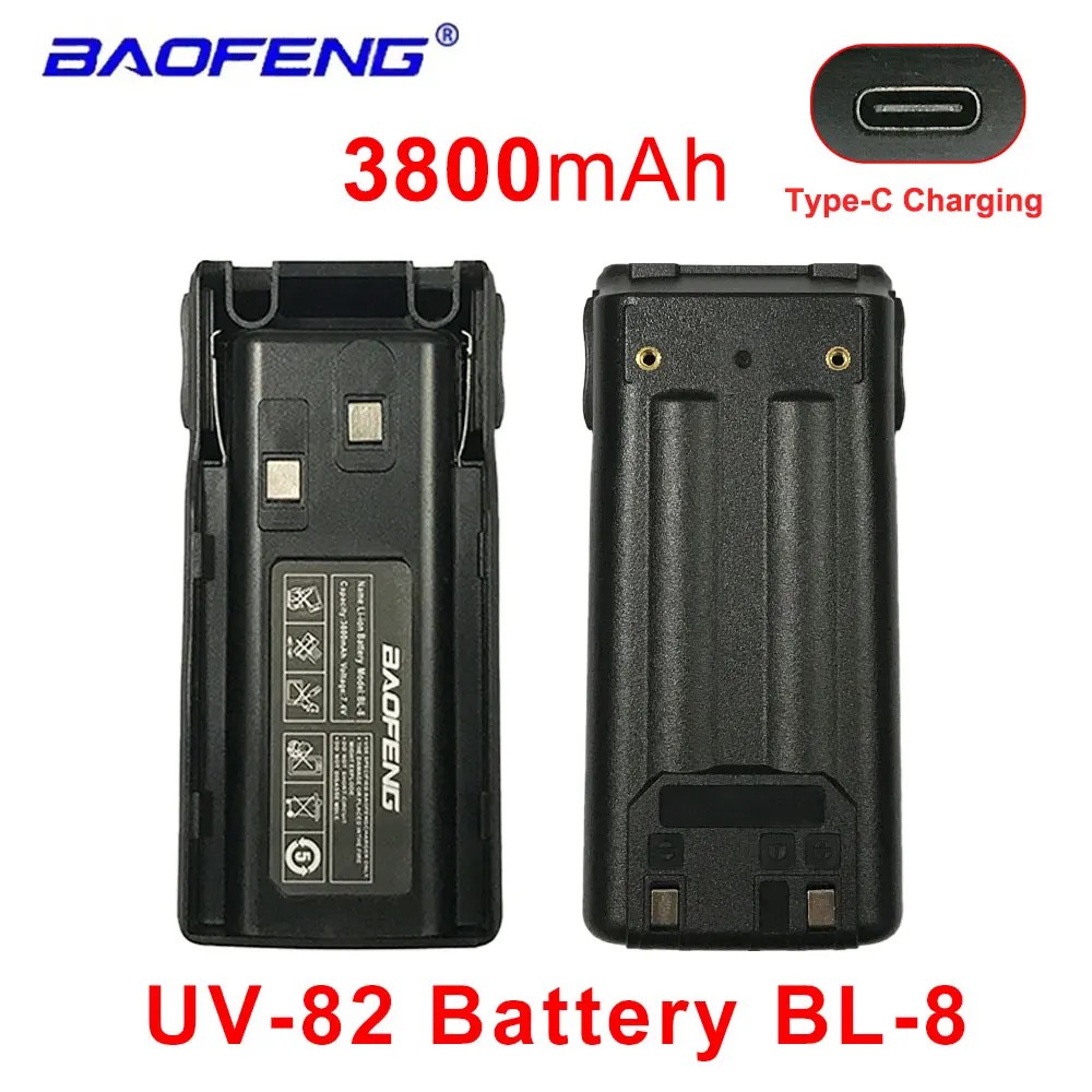 Baofeng Uv-82 Bl-8 3800Mah Original Li-Ion Battery 7.4V For Baofeng Walkie Talkie Uv82 Plus Uv-8D