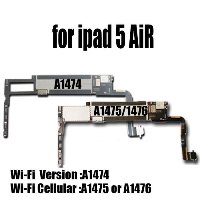 Diskon Free Icloud Logic Board For Ipad 5 6 Air 1 2 Motherboard A1566 1474 1475 1567 Wifi & Wifi